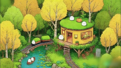 小白秋天丰收的仓库