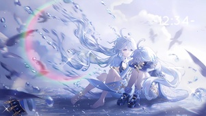 原神-芙宁娜-双子水镜-彩虹