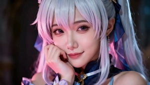 4K 二次元cos 美少女