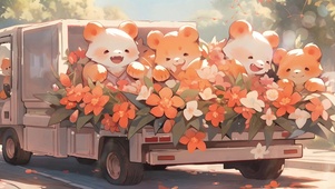 花车小熊