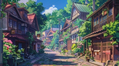 夏日街道