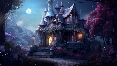 唯美壁纸  梦幻紫