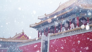 古城雪景