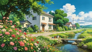 治愈乡村河流