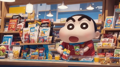 3D-蜡笔小新打工人