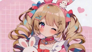 甜系双马尾少女