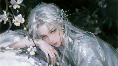 白发古风文艺男