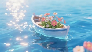 温柔的花海