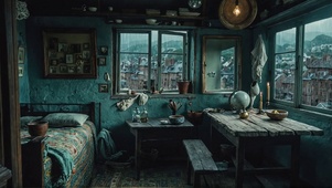 【雨景】故乡的老宅