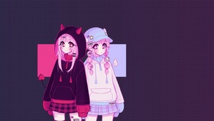 两个小女孩