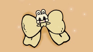 蝴蝶结小兔子