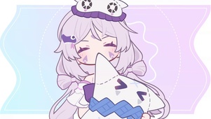 茜特菈莉咬枕头