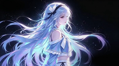 唯美星空流萤