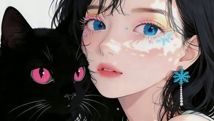 猫咪和女孩