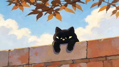 萌萌小黑猫