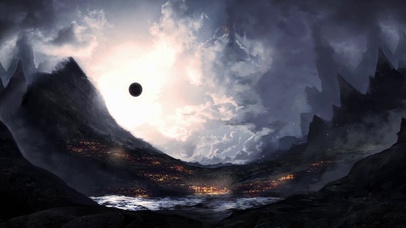 4K唯美村落夜景