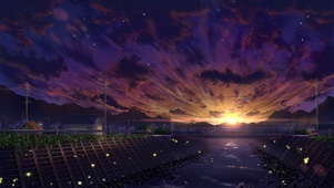 夕阳日落