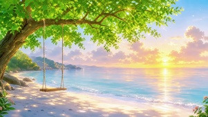 海边秋千