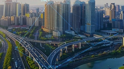 发达城市交通枢纽