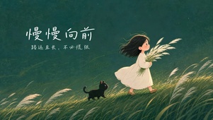 慢慢向前