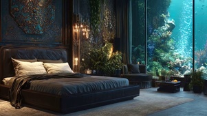 海底房间带鱼屏