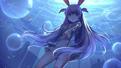 水中兔女郎