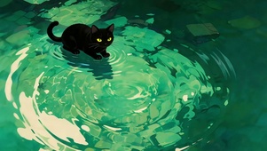 水间黑猫