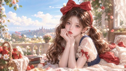童话蝴蝶结少女