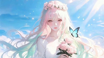 温柔捧花