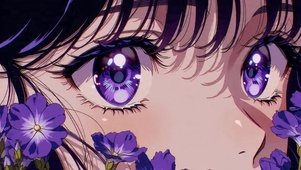 紫花少女之眼