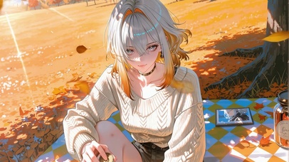 秋日落叶-嘉贝莉娜