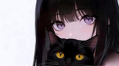 黑猫与她