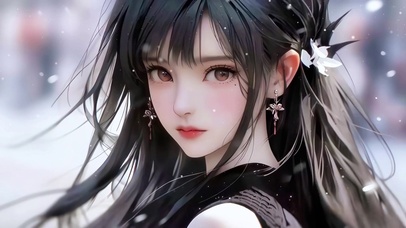 雪影