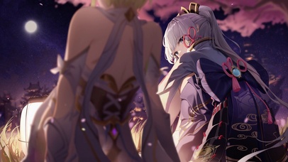 【原神】荧鹭 月下睹佳人