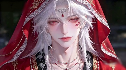 红衣古风美男