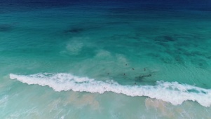 4k海浪航拍