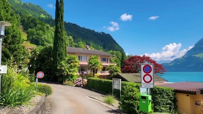 4k夏日唯美北欧小镇