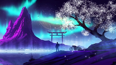 幻想城市的机车少年