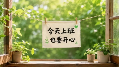 今天上班也要开心