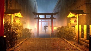 雨夜小巷
