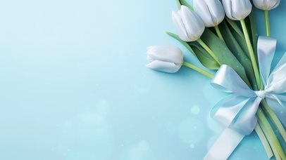 唯美清新郁金香