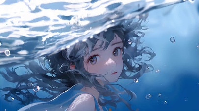 水中女孩