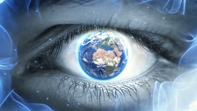 眼睛里的地球