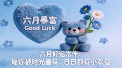 六月暴富 好运常伴
