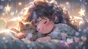 猫咪和女孩