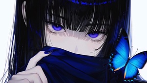 二次元惊艳美女