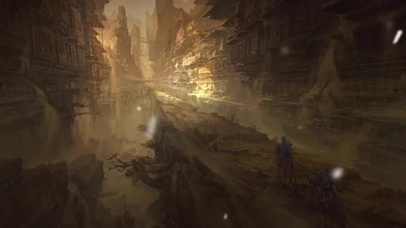 4k山涧峡谷雪天护眼