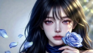 蓝玫瑰少女