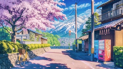 樱花小镇