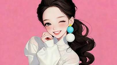 可爱女孩